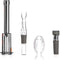 4-Piece Wine Opener Set - Manual Air Pump Wine Bottle Opener, Wine Aerator Pourer Spout, Wine Foil Cutter, Vacuum Wine Stopper - Wine Accessories ...