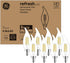 GE Refresh LED Light Bulbs, 60 Watt Eqv, Daylight, Decorative Bulbs, Small Base (8 Pack)...