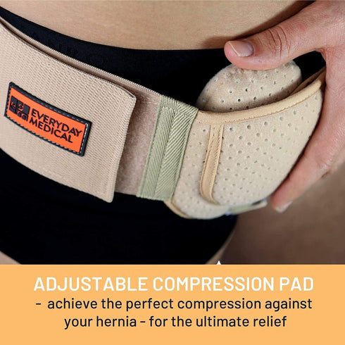 Everyday Medical Hernia Guard I Inguinal Hernia Belt For Men I Left or Right Side, Post Surgery Men’s Inguinal Hernia Support Truss, Groin Hernias...