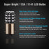 1156 1141 1003 7506 BA15S LED Bulbs Brilliant Red, 12-24V Super Bright 1000 Lumens Replacement for RV Camper Interior Lights, Tail Brake Lights, T...