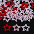 Star Pearls Nail Charms Star Pearls Nail Beads Hollow Red White Pink Star Nail Rhinestones Cute Nail Gems Colorful Star Nail Art Supplies for Mani...