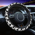Cow Print Steering Wheel Cover for Women Cute Car Steering Wheel Cover Anti Slip and Sweat Absorption Comfortable Auto Steering Wheel Protector Ca...