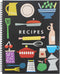 1 Pack 8.5" x 11" Recipe Book to Write in Your Own Recipes, Blank Recipe Notebook, Spiral Cookbook Recipe Journal Notebook Include 120 Recipes Pag...
