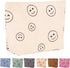 Cosmetic bag Makeup bag Preppy Cute Corduroy Toiletry bag for women travel essentials (Full beige)...