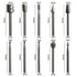 30PCS HSS Wood Carving and Engraving Router Bit Set with 1/8"(3mm) Shank, High-Speed Steel Rotary Burrs for DIY Woodworking, Drilling, and Milling...