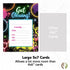Desert Cactus Neon Happy Birthday Invitations Invite Cards (10 Count) With Envelopes Boys Girls Kids Party (10ct)...