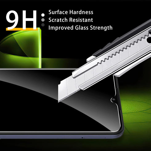 [2+2 Pack Tempered Glass Screen Protector for Motorola Moto G Pure 2021 - and 2 Pack Camera Lens Protector - HD Clarity - Anti-Scratch - Case Frie...