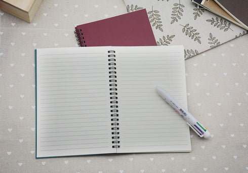 Yansanido Spiral Notebook, 6 Pcs A5 Craft Softcover 8mm Ruled 6 Color 60 Sheets -120 Pages Journals for Study and Notes(6 color)...
