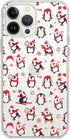 Blingy's for iPhone 13 Pro Case (6.1 inch), Fun Penguin Pattern Cute Winter Cartoon Animal Style Transparent Soft TPU Protective Clear Case (Pengu...