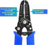 VCELINK Precision Wire Stripper and Cutter with Safety Lock, Wire Stripping Cutting Tool for 10-22 AWG Solid and Stranded Wires...
