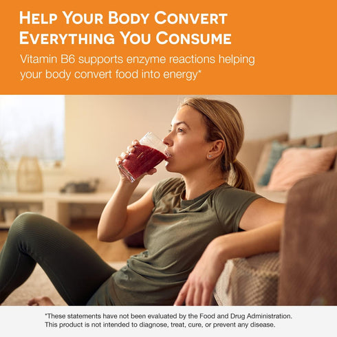 EZ Melts Dissolvable Vitamin B6 50 mg, Sugar-Free, 1-Month Supply...