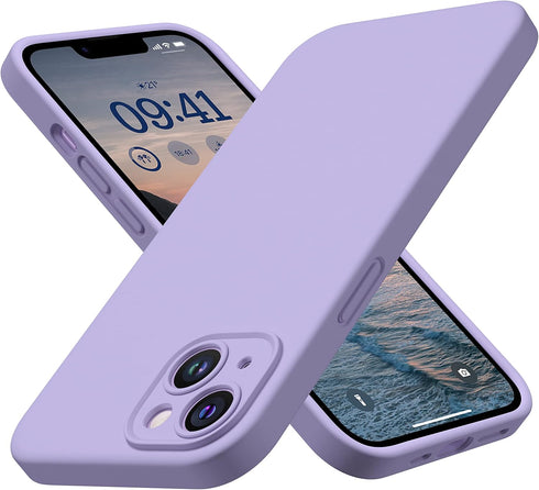 CellEver Heavy-Duty Silicone Case for iPhone 14 - Military Drop Protection, Camera Shield, Scratch-Free Interior, Light Purple...