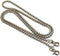 55" DIY Iron Box Chain Strap Handbag Chains Accessories Purse Straps Shoulder Cross Body Replacement Straps, with 2 Metal Buckles (Silver)...