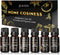 Scented Oil Gift Set - Proffesional Fragrance Oils 6 Pack 10ml - Apple Cinnamon, Turkish Coffee, Patchouli Paradise, Soft Leather, Cinnamon, Green...
