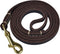 Reopet 4 Feet / 5 Feet / 6 Feet Genuine Leather Small & Medium Dog Leash,Real Leather - (3/8" X 4', Brown)...