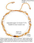 Jewever Citrine/Tigers Eye Beaded Anklet Crystal Irregular Beads Ankle Bracelets for Women Wealth Prosperity Balance Yoga Foot Jewelry Spiritual G...