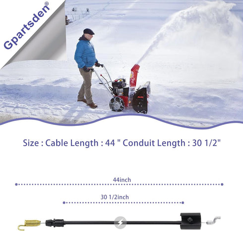 946-04091 Clutch Cable for MTD 746-04091 946-04091 Snow Thrower...