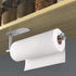VAEHOLD Adhesive Paper Towel Holder Under Cabinet Mount, Wall Mounted Paper Towel Roll Holder for Kitchen Paper Towel, SUS304 Stainless Steel?Silv...