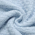 LAWKUL Cable Knit Baby Blanket 100% Cotton Blue Receiving Infant Swaddle Nursery Blankets Crochet Neutral Newborn Boy Girls...