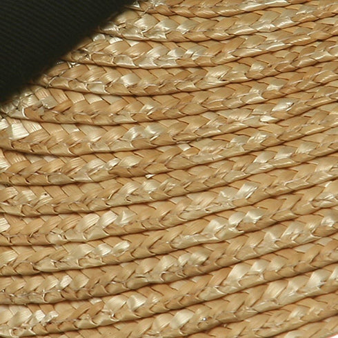 MG Ladies Sewn Braid Wheat Straw Clip-On Visor (Natural)...