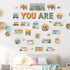 Let The Adventure Begin Affirmation Station Bulletin Board Set Travel Bulletin Boards Mountain Mental Health Posters Positive Affirmations Accents...