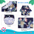 4 Pieces Pet Summer Shirts Hawaiian Style Dog T-Shirts Floral Coconut Tree Printed Puppy Shirt Summer Beach Dog Apparel Cat Outfit Shirt Breathabl...