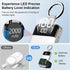 Portable Wireless Charger Compatible for Apple Watch,2000mAh Magnetic iWatch Charger Power Bank Keychain Travel Accessories LED Display for Apple ...