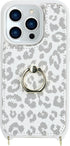 for iPhone 15 Pro Max Case with Card Holder for Women,iPhone 15 Pro Max Phone Case with Strap,Crossbody Lanyard,Ring Stand,Snap Clasp,Cute Wallet ...