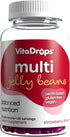 Multivitamin Jelly Beans, Women & Men, Source of Vitamin A C D E B-3 B-6 & Biotin, Supports Immune System, Pectin Based, Vegan & Gluten Free, Stra...