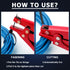 Zip Tie Tool, Zhushan Cutting Tool Fastening Cable Tie Tool with Adjustable Tension to Fasten and Cut Nylon Cable Tie...