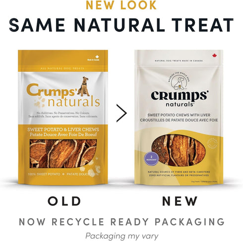 Crumps' Naturals Sweet Potato And Liver For Pets, 11.6-Ounce...
