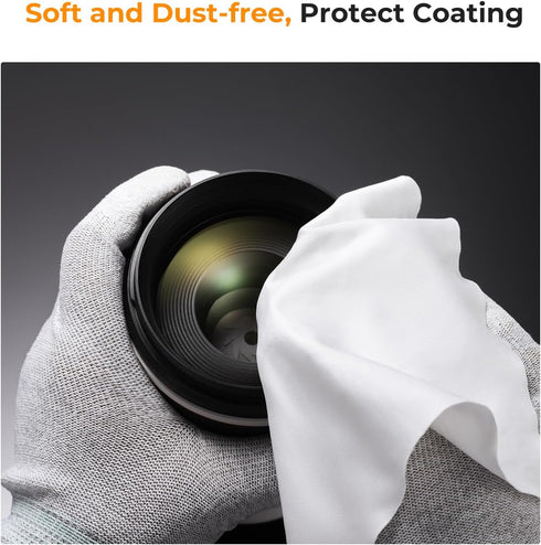 K&F Concept 67mm Lens Cap Cover, 4-in-1 Center Pinch Lens Cover + Anti-Loss Keeper Leash + Microfiber Cleaning Cloth Kits Compatible with Nikon, C...