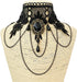Gothic Black Lace Necklace Steampunk Vampire Choker Punk Victorian Costume Party Retro Vintage Wedding Party Prom Festival Halloween Jewelry for W...