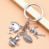 iMagitek 20 Pcs Football Keychains Football Helmet Charm Football Player Charm Keyrings for Football Lover Gifts...