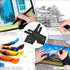 OTraki 4 Pack Artists Gloves 2 Finger Artist Glove Anti Smudge Glove Drawing Gloves for Paper Sketching, Pad Monitor, Graphics Tablet, Universal f...