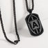 Football Letter A-Z Initial Necklace Dog Tag for Men Son Boys Boyfriend Athletes Sports Stainless Steel Pendant Chain Jewelry Gifts 24 Inch...