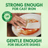 Natural Kitchen Sponges Pack of 16, Cellulose & Coconut Dish Sponge, Walnut Scrubber Sponges, Plate Friendly, No Scratch Eco Dishwashing Sponge fo...