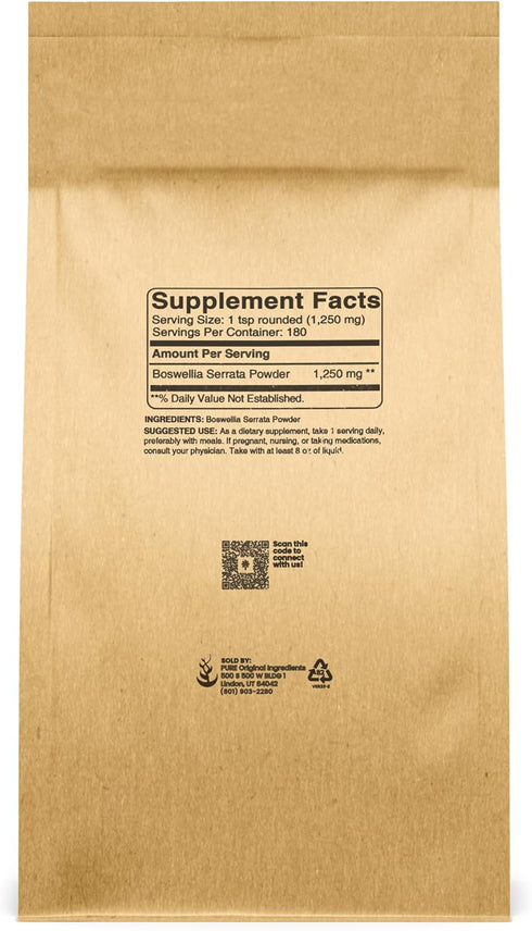 PURE ORIGINAL INGREDIENTS Boswellia Serrata Extract (8oz) Herbal Supplement Powder, Non-GMO...