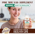 Liposomal NAD+ 500 MG Supplement, True NAD plus Supplement, Superior Absorption, Boost NAD+ More Efficient than Nicotinamide Riboside for Cellular...