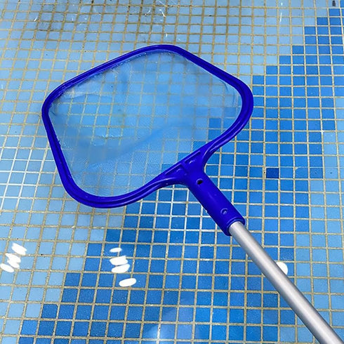 Pool Skimmer Net with 5 Sections 47" Detachable Pole, Leaf Skimmer Mesh Rake Net for Spa Pond Swimming Pool, Pool Cleaner Supplies and Accessories...