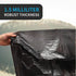 Black Trash Bag, Heavy Duty 20-30 Gallon Bag for Kitchen and Bathroom, Unscented, 1.5 Mil, Commercial Coreless Rolls, Can Liner 29 x 36, Office/In...