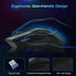TECKNET Wireless Mouse, USB Cordless Computer Mouse with 8 Buttons, Ergonomic Design, High-Precision 5 Adjustable DPI for PC/Mac/Laptop...