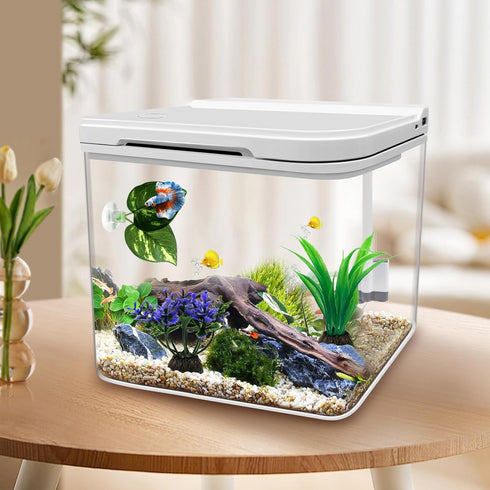Betta Hammock, 3 Pack Betta Fish Leaf Pad and Small Aquarium Artificial Plants, Natural Habitat for Betta Spawning Grounds, Fish Tank Decorations....