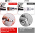 WYNNsky Air Tool Coupler and Plug Kit, 1/4 Inch NPT Fittings Industrial Type, 7 Piece w/Storage Case...