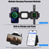 Wireless Charger 3 in 1 with Adapter and Travel Case,Fast Wireless Charging Station,Wireless Charging Pad Compatible with iPhone 14/13/12/11 Serie...