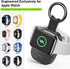 Portable Wireless Charger for Apple Watch, Compact Magnetic iWatch Charger 1200mAh Power Bank Keychain Style, Apple Watch Accessories Compatible f...