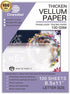 Translucent Vellum Paper, Dowsabel 68LBS 8.5 x 11 inches Printable Vellums for Card Overlays, Invitations Belly Bands, Envelope, Lantern,50 Sheets...