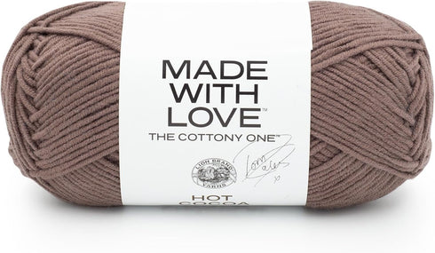 Lion Brand Yarn Tom Daley-The Cottony One Yarn, 1 Pack, Hot Cocoa......