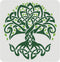 FINGERINSPIRE Celtic Tree of Life Stencil, 11.8x11.8inch Traditional Irish Tree Design Stencils Template Washable Reusable Mylar DIY Art Craft Pai...