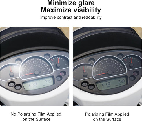 Selens Polarizing Film 2 PCS 7.8x11.8 inches Adhesive Polarized Sheets Linear Polarizing Photography Filter for LCD Screen Repairing & Physics Edu...